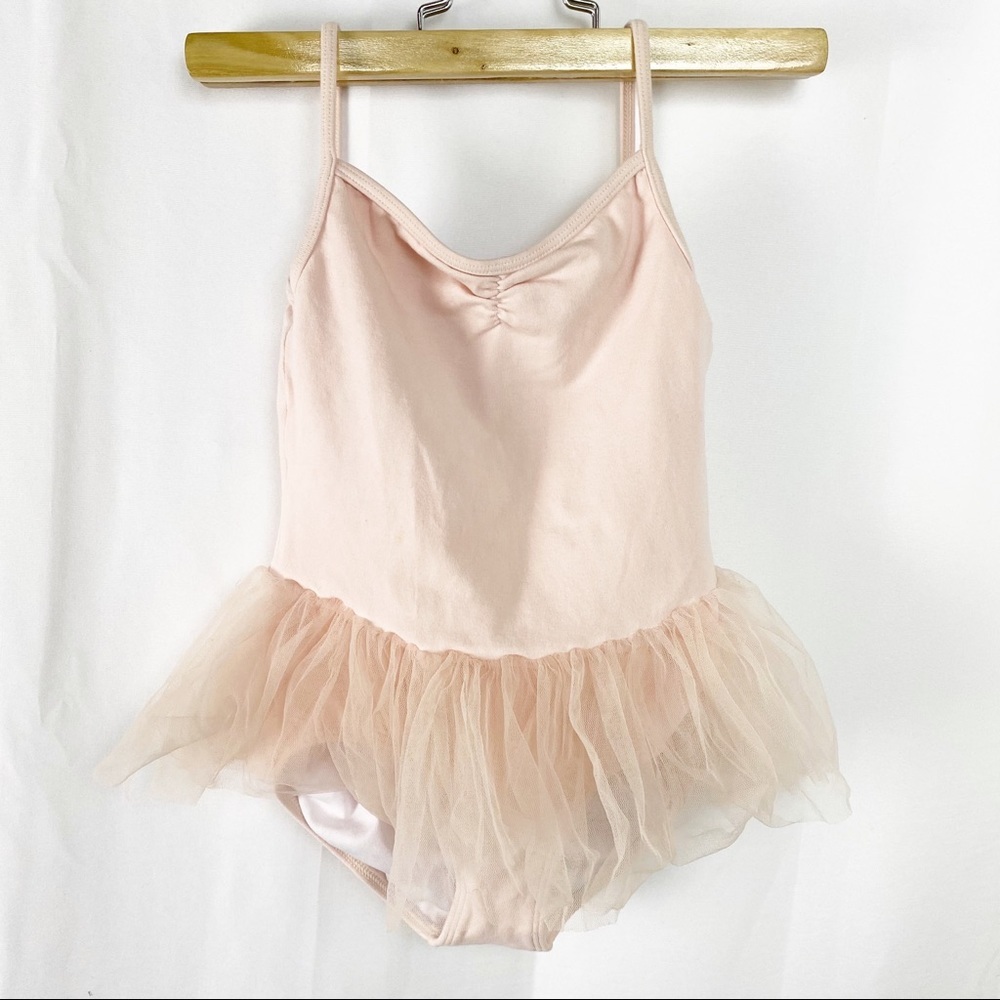BLOCH Ballett Tutu Ruffle Leotard Pink Size 6-7